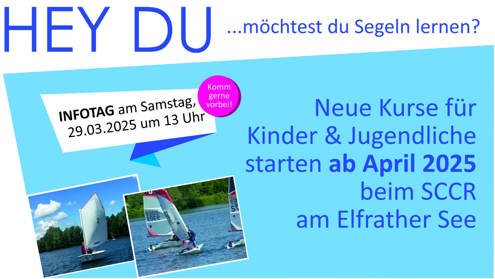 Saisonstart/Auslagern Jugend und Infotag für Interessenten