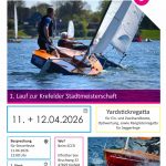 Ansegelregatta-1. Lauf KR Stadtmeisterschaft