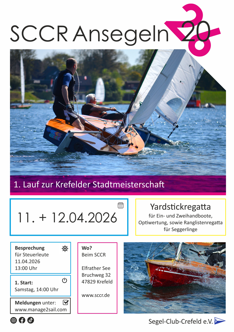 Ansegelregatta-1. Lauf KR Stadtmeisterschaft